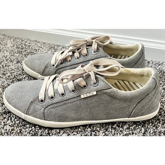 TAOS women's size 10 star gray casual sneaker - Picture 2 of 7
